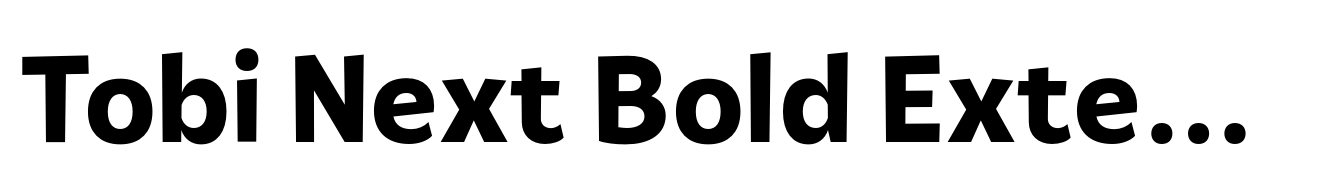 Tobi Next Bold Extended